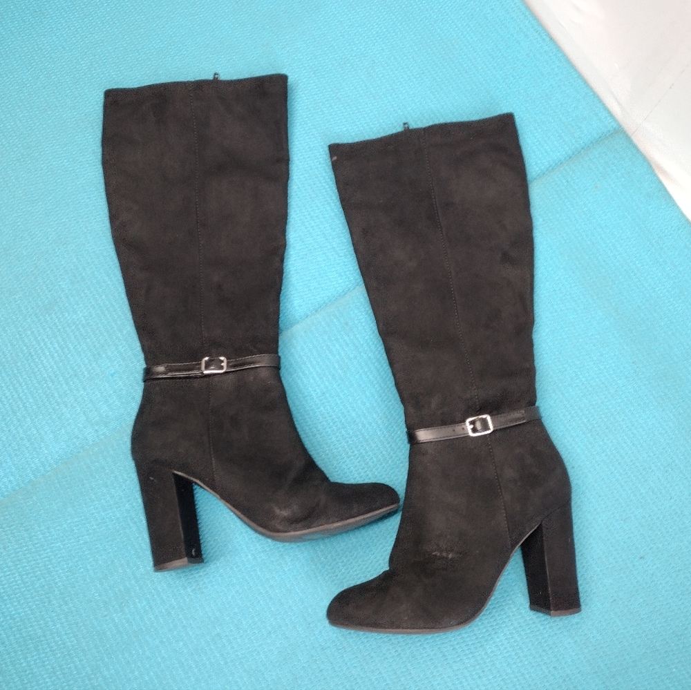 LC Lauren Conrad Assemble Women's Tall Boots Side Zip Size 5
